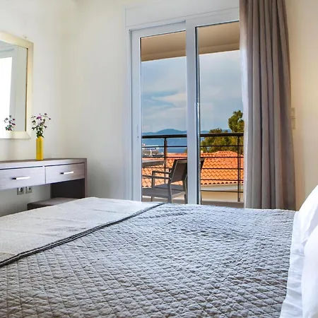 Deluxe Kefalonia Hyacinth 1 Bedroom Pool Sea View Karavomilos