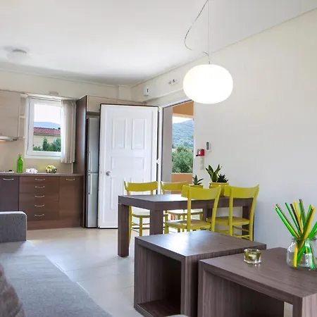 Deluxe Kefalonia Hyacinth 1 Bedroom Pool Sea View Karavomilos